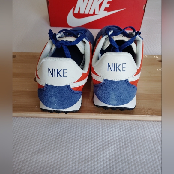 Nike Pre Montreal Racer 898031-400 Blue Orange White Lace Up Sneakers Low Top. - Picture 4 of 7